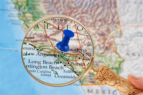 Mapa De Los Angeles Foto De Stock Imagem De Global Anjo 1995464