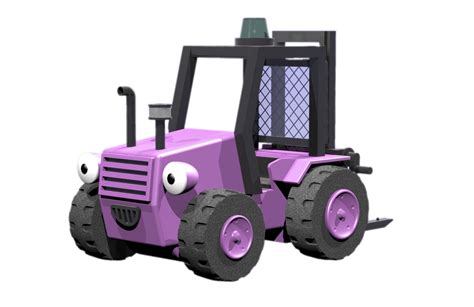 Check out this transparent Bob the Builder - Trix the Forklift PNG image