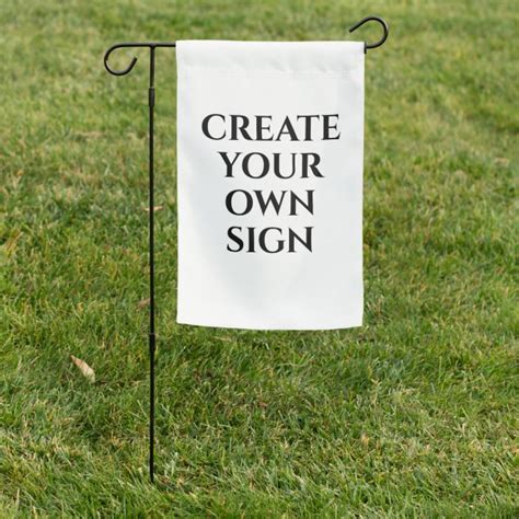 Diy Color And Wording Create Your Own Garden Flag