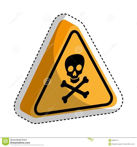 Triangle Caution Signal Icon Stock Vector Illustration Of Point