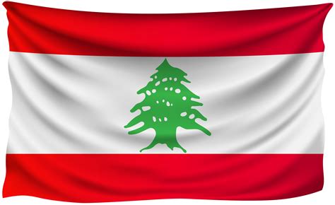 Lebanon Wrinkled Flag | Gallery Yopriceville - High-Quality Images and ...