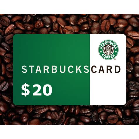 Since 1971, starbucks coffee company has been committed to ethically sourcing and roasting the highest quality arabica coffee in the world. Starbucks $20 Gift Card - GIFT CARD