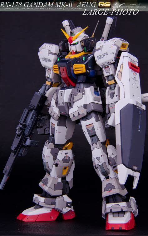 Custom Build Rg Rx Gundam Mk Ii Aeug Detailed Gundam