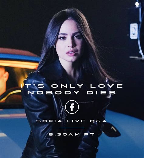 Watch The Music Video For Sofia Carsons “its Only Love Nobody Dies