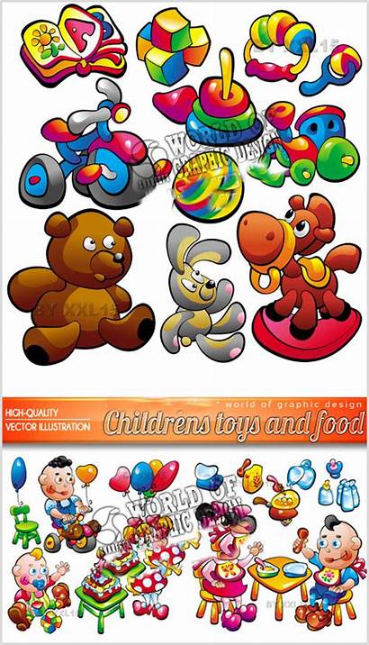 Toys Clipart Children Vector