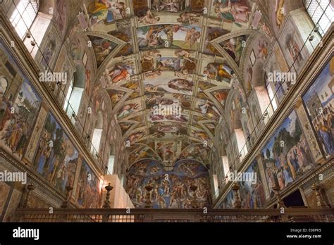 The Sistine Chapel By Michelangelo In The Vatican Museums Rome Lazio