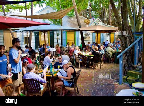 Blue Heaven Bar and restaurant in Key West, FL, USA. Famous destination