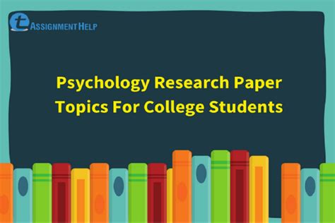 Psychology Research Paper Topics For College Students Total