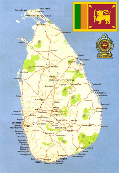 Mapas Geográficos De Sri Lanka Geografia Total