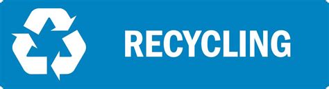 Blue Recycle Logo