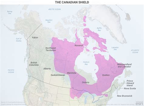 Canadian shield, one of the world's largest geologic continental shields, centered on hudson bay and extending for 8 million square km (3 million square miles) over eastern, central, and northwestern. Canada's Geographical Reality | Geopolitical Futures