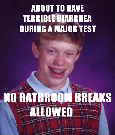 Bad Luck Brian Takes Test Bad Luck Brian Know Your Meme