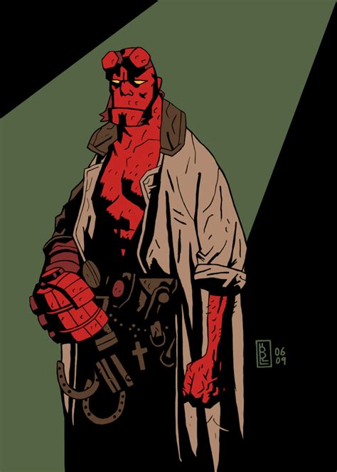 Hellboy By Girl On The Moon On Deviantart