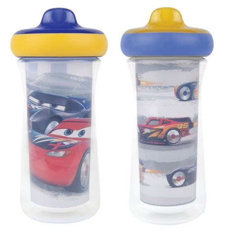 Disneypixar Cars Insulated Sippy Cup 9 Oz 2pk