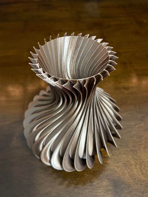 3d Printed Vase In Silk Filament 3dprinting