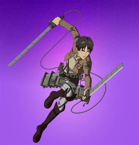 Fortnite Eren Jaeger Skin Character Png Images Pro Game Guides