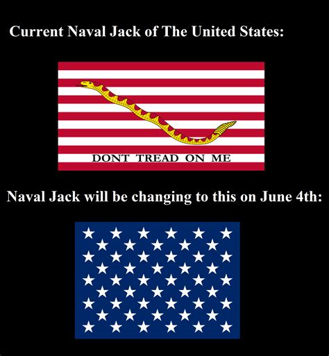 The Naval Jack Of The United States Will Be Changing On June 4th Of