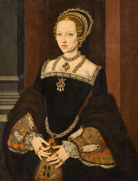 Exceptionally Rare Portrait Of Katherine Parr Sixth Wife Of Henry Viii