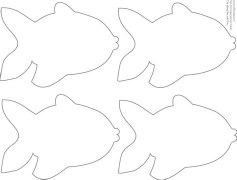 Fish Cut Out Template Fish Cutout Template Az Coloring Page Coloring