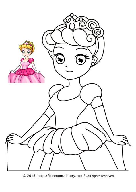 공주색칠공부프린트 princess coloring page 디즈니 아트 백설공주 색칠공부 색칠 활동