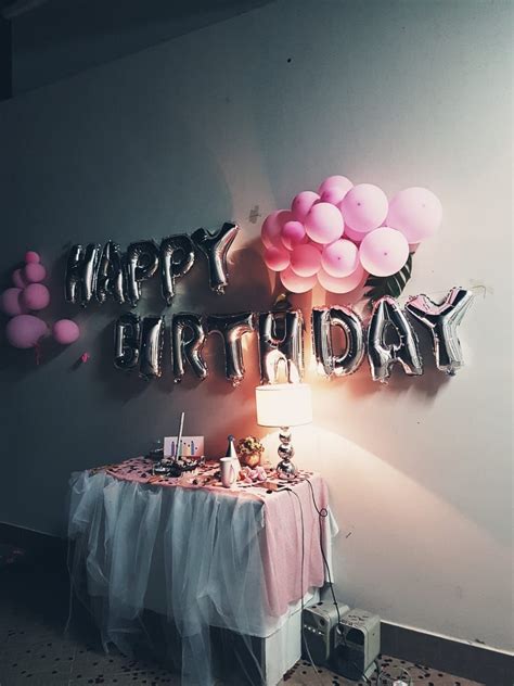 happy birthday birthday party decoration pink aesthetic wallpaper dekorasi pesta ulang tahun