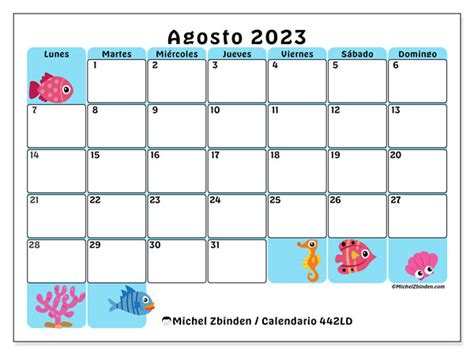 Calendario Agosto De 2023 Para Imprimir “47ld” Michel Zbinden Hn