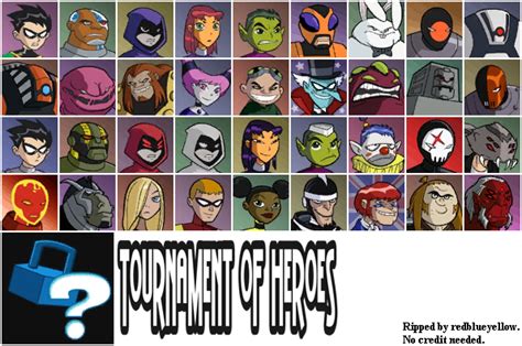 GameCube - Teen Titans - Character Select - The Spriters ...