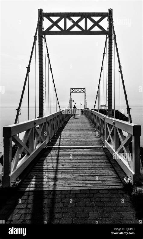 Beautiful Bridge Along The St Lawrence River La Malbaie Quebec