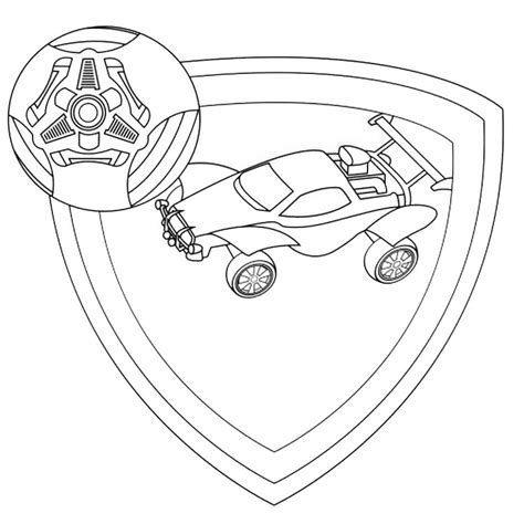 Rocket league is a soccer game with cars. Rocket League Coloring Pages Octane the Racing Car ...