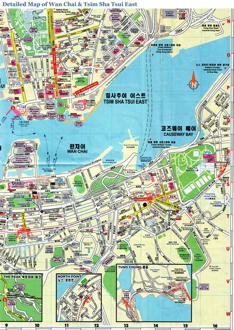 Map Of Wan Chai Hong Kong Island