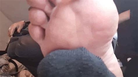 Gothic Giantess Taking Off Her Smelly Sweaty Socks Under Chair Cam View Of Her Hot Tired Feet