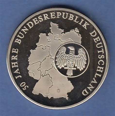 Medaille 10 Jahre Deutsche Einheit 1989 1999 Brandenburger Tor 50 Jahre