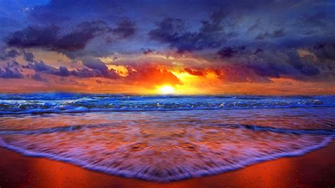 Download New Beach Sunset Wallpaper Full Hd Tia