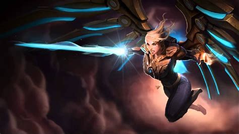 Aether Wing Kayle League Of Legends Login Screen With Music Youtube
