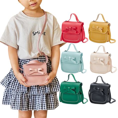 Lovebay Mini Messenger Bag Cute Bow Small Crossbody Purse Children