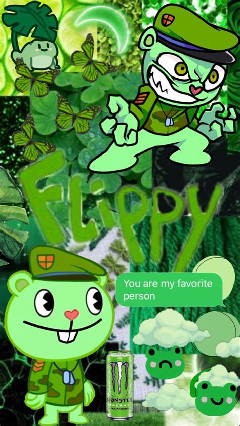 Flippy Wallpaper Happy Tree Friends Dibujos Animados Bonitos