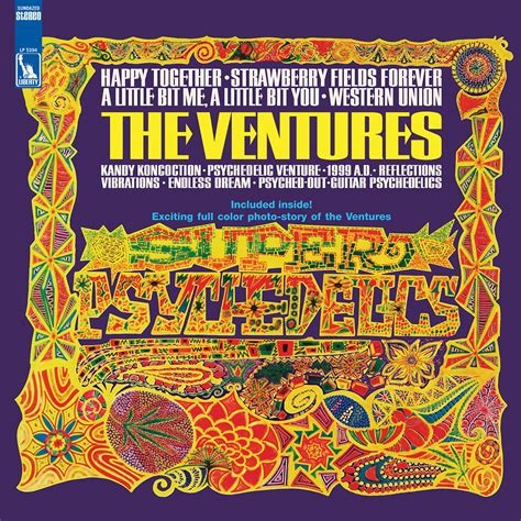 The Ventures - Super Psychedelics LIMITED EDITION Colored Vinyl LP