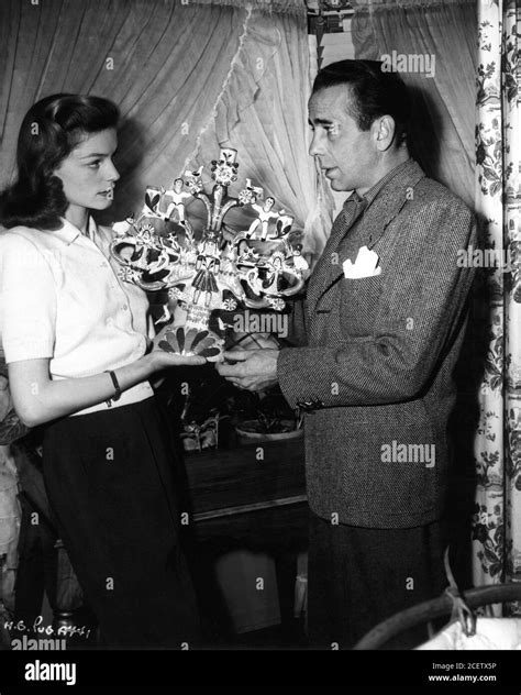 Humphrey Bogart And Lauren Bacall Newlyweds Candid Portrait At
