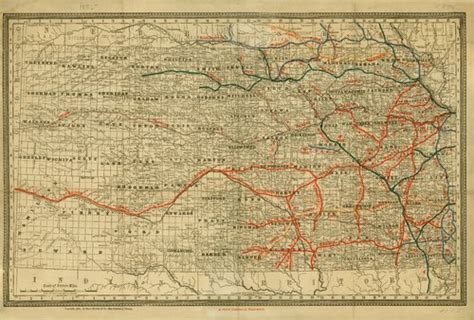 Kansas Railroad Map Kansas Memory