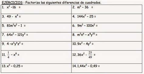 3° Grado Vespertino Esoe Mtro Justo Sierra Ejercicios De Diferencia