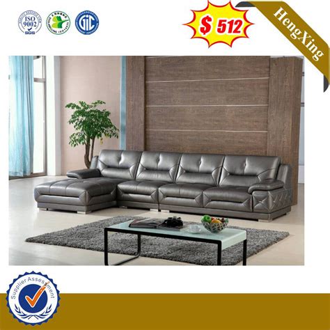Chinese European Style Living Room Furniture Sofa Set Fabric Leather