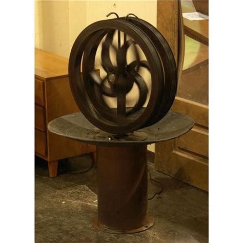 Kinetic Water Wheel Sculpture Andrew Carson Garden