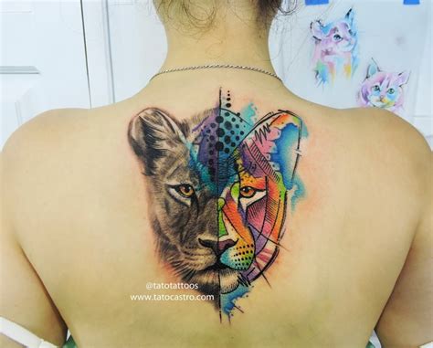 Lioness Tattoo Watercolor Lioness Tattoo Watercolor Lion Tattoo