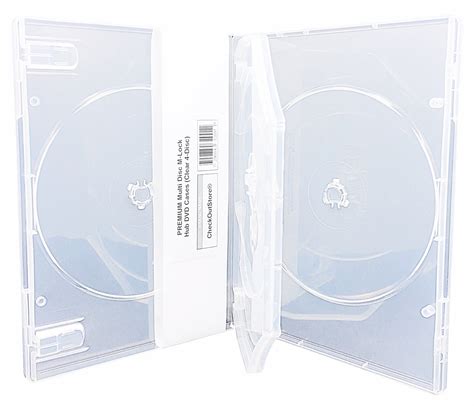 Checkoutstore Premium Multi Disc With Patented M Lock Hub Dvd Cases