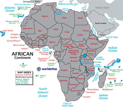 Africa Map Map Of Africa Africa Continent Map