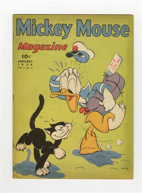Collection Of 7 Issues Of Mickey Mouse Magazine For 1939
