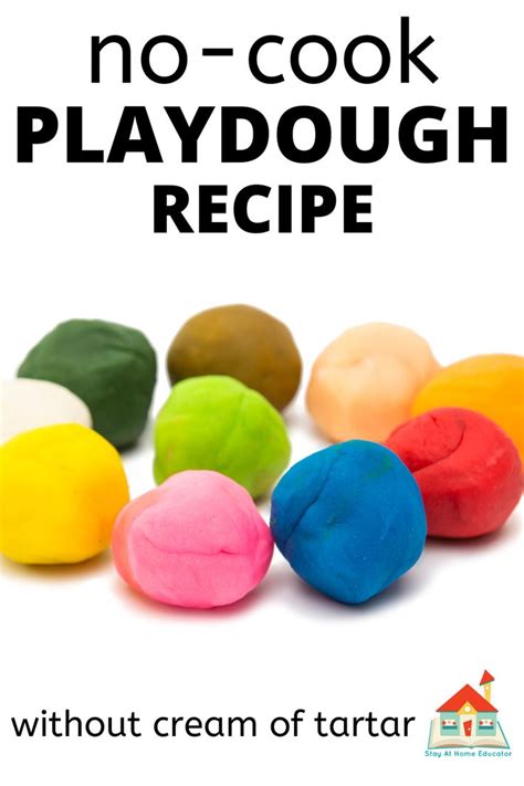 Scented No Cook Playdough Recipe Without Cream Of Tartar Easy