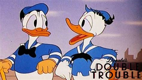 Donalds Double Trouble 1946 Disney Donald Duck Cartoon Short Film