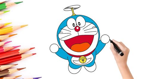 How To Draw Doraemon Step By Step Doraemon Cartoon Cartoon Drawing