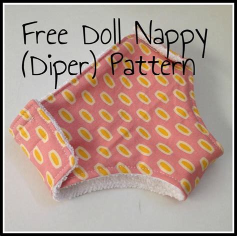 9 Name Sewing Free Doll Diaper Nappy Pattern Baby Doll